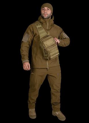 Camotec куртка stalker softshell койот, тактическая теплая куртка, военная зимняя куртка койот, мужская куртка