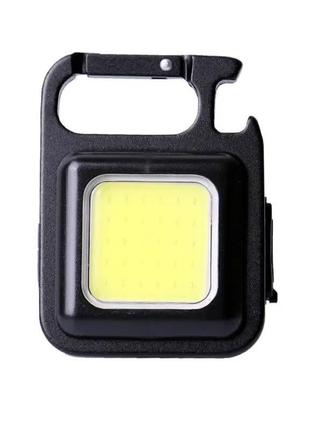 Акумуляторний led ліхтарик  (500mah, магніт, брелок, карабін ipx4)