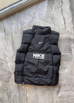 Мужская демисезонная осенняя весенняя жилетка безрукавка nike running
