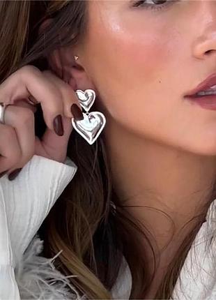 Топ серьги стильная новинка