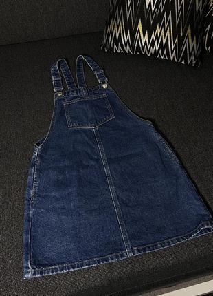 Джинсовый сарафан topshop