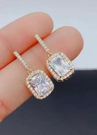 Сережки кристаллы