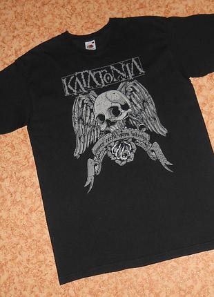 Футболка katatonia/череп/рок мерч