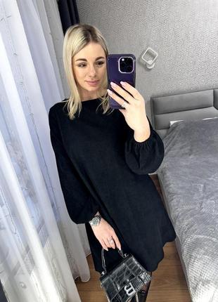 Мікровельветова сукня плаття три кольори3 фото