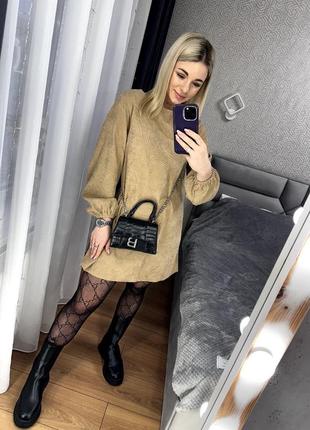 Мікровельветова сукня плаття три кольори5 фото