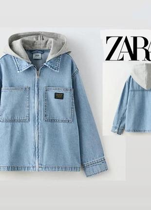 Джинсова куртка zara 152 см