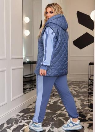 Стильный женский костюм тройка