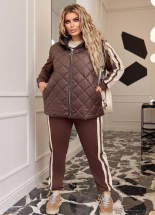 Стильный женский костюм тройка