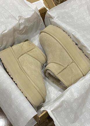 Бежевые Shoes UGG W Bailey Bow II 1016225 W Che