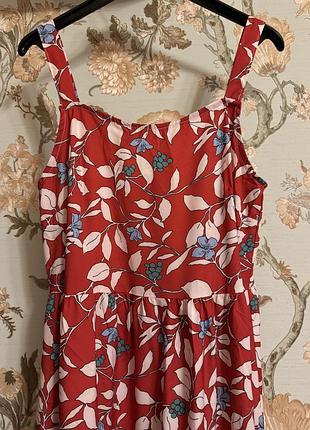 Миди платье в принт s 5
