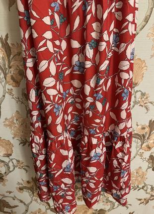 Миди платье в принт s 4