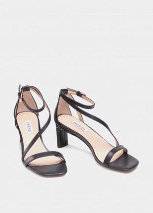 Босоножки guess selby модель fl6s2b- lea03-black