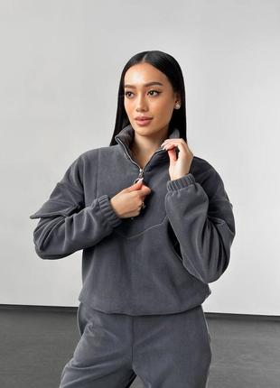 Стильний теплий костюм з еврофлiсу (5 кольорiв) спортивный костюм