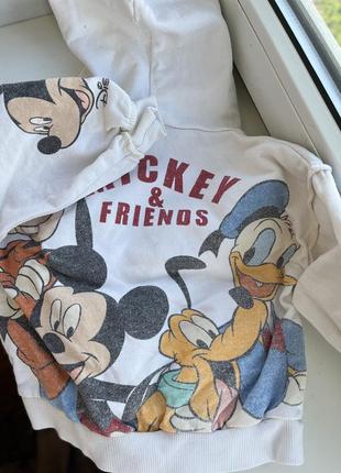 Свитшот худи кофта с капюшоном zara disney mickey mouse 2