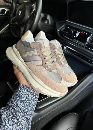 Кроссовки женские высокие suede bezh+brown! натуральная замша! все размеры! кроссовки женские хит!
