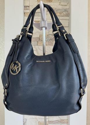 Женская кожаная сумка хобо michael kors bedford