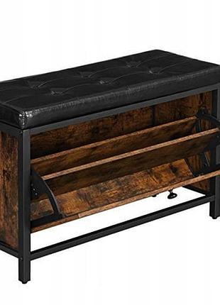 Тумба для взуття leobert fenster м'яким сидінням