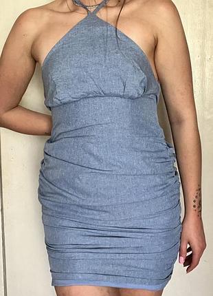 Сукня кольору джинс 2