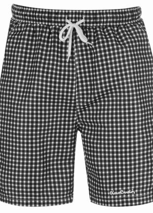 Шорты плавки в клетку pierre cardin