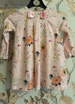 Хлопковое платье ted baker 18-24месяца 2