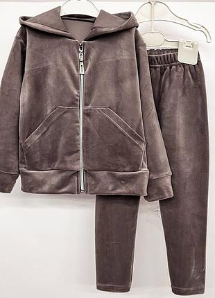 Акційна ціна🔥 велюровий костюм для дівчинки🌸