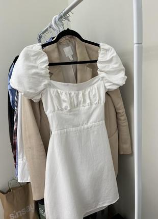 Плаття з рукавами фонариками zara