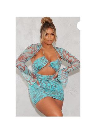 Актуальне плаття  міні, сукня по фігурі, сітчаста, стильне, модне, трендове