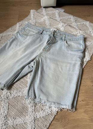 Шорти  bershka denim світло-блакитні1 фото