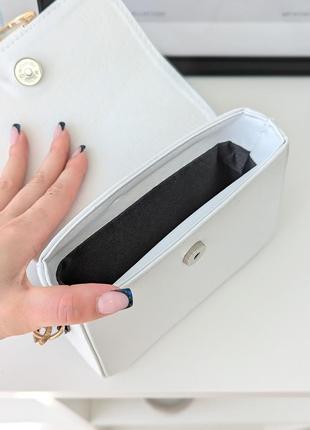 Женская маленькая розовая мини сумка сумочка эко-кожа клатч