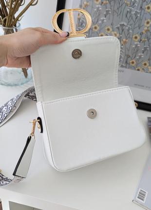 Женская маленькая розовая мини сумка сумочка эко-кожа клатч