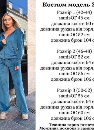 Спортивний велюровий костюм2 фото