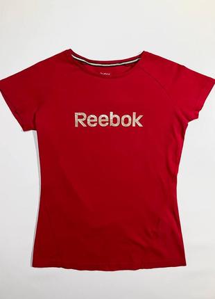 Женская футболка rebook /размер s/ женская футболка рибок / спортивная женская футболка / красная футболка / reebok classic / женская майка /1