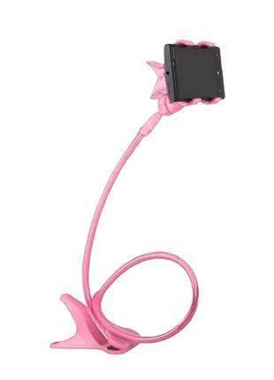 Телефоний тримач який гнеться  (розовый)3 фото