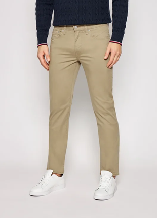 Мужские брюки джинсы бежевые levi's 511 premium beige slim fit брюки jeans w32 l343 фото