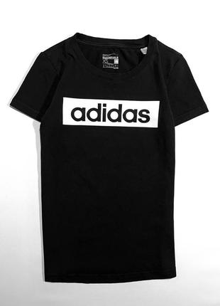 Жіноча футболка adidas / розмір xs / жіноча футболка адідас / футболка адідас / футболка adidas / жіноча чорна футболка / adidas / адідас /1