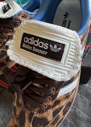 Adidas samba адидас адидас самба леопард adidas samba x wales bonner leopard brown / адидас самба уэльс борс леопард коричневые4 фото