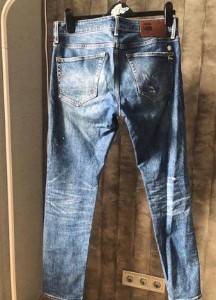 Джинсы синие 3301 slim g star raw 30/324 фото