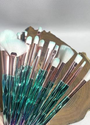 Хит! 20 шт кисти набор для макияжа diamond brush probeauty3 фото