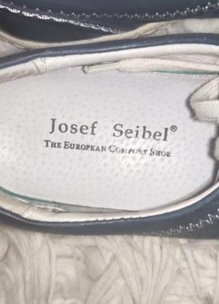 Josef seibel брендовые кожанные кеды8 фото