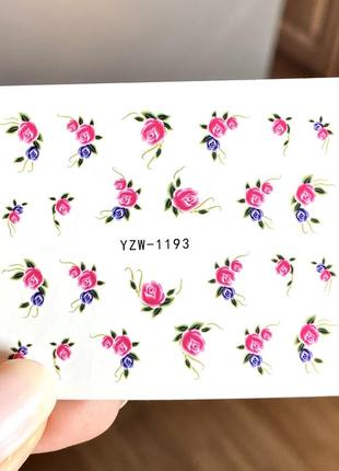 Водний слайдер-наклейка для манікюру