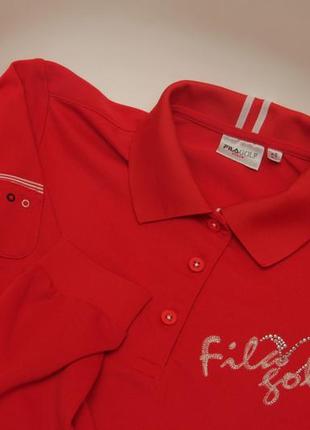 Fila golf рр s поло-лонгслив из хлопка y2k