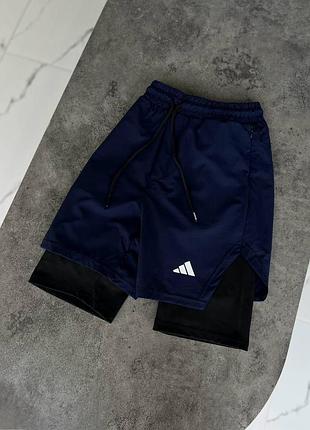 Спортивные шорты в стиле adidas
