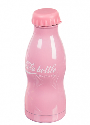 Термос из нержавеющей стали cola bottle, розовый, 260 мл, стильный термос