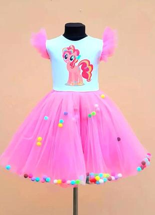 Праздничное платье на девочку эдинорог