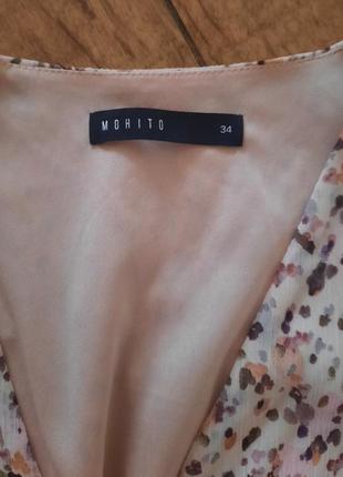 Платье шифоновое mohito 34 р-р9 фото