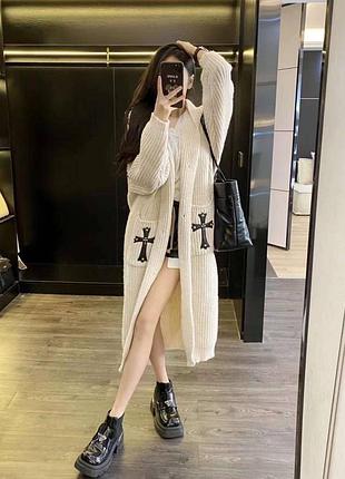 Кардиган в стиле chrome hard