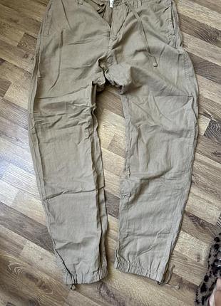 Брюки мужские лён