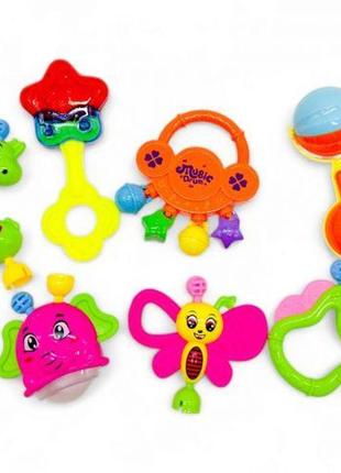Набор погремушек "puzzle baby rattle" 7 штук
