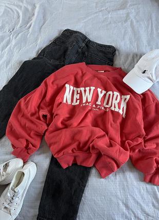 Свитшот оверсайз new york