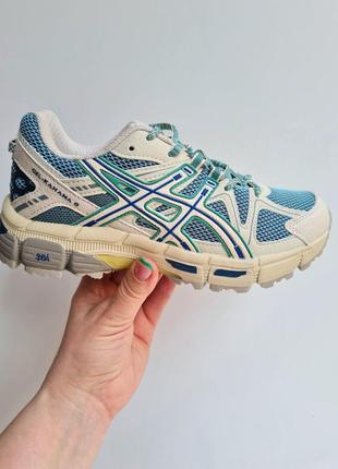 Asics gel-kahana 8 beige green3 фото